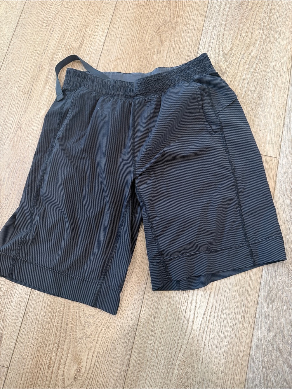 lululemon athletica Men's Black Athletic Drawstring Shorts